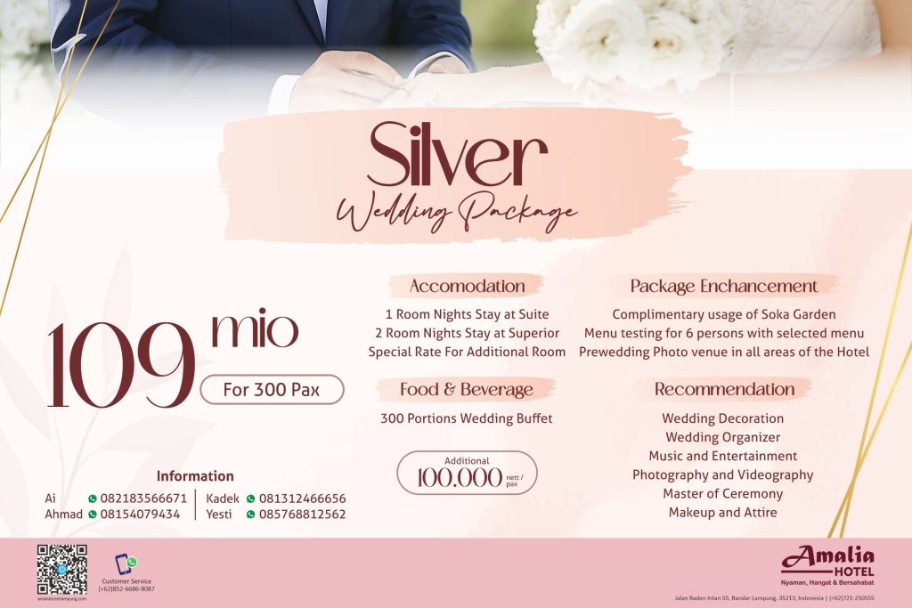 BROSUR SILVER WEDDING HOTEL AMALIA 298 x 447